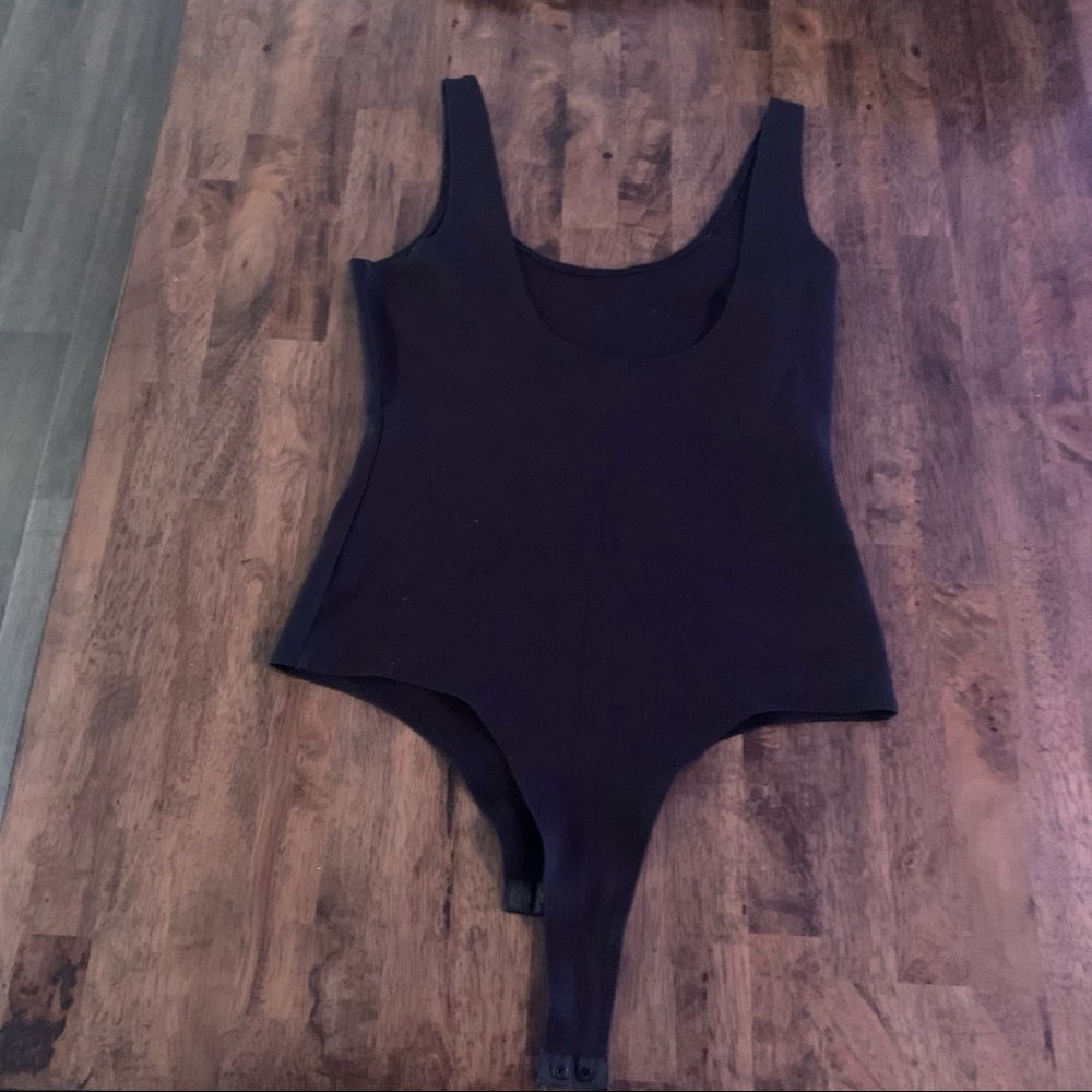 Basic Black Bodysuit (thong)